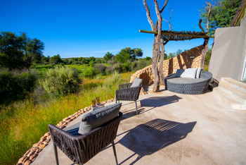 Naankuse Lodge: Private Terrasse