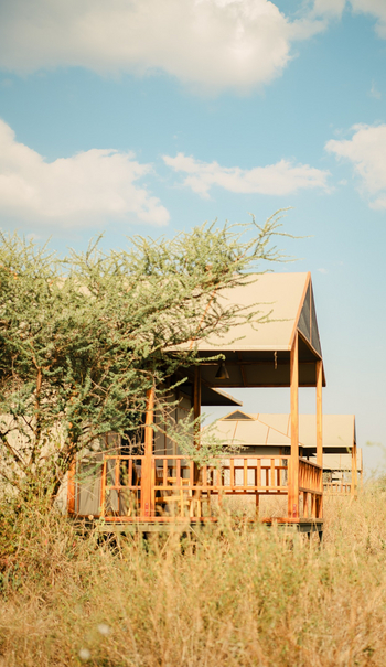 Nyikani Camp Central Serengeti: Private Veranda