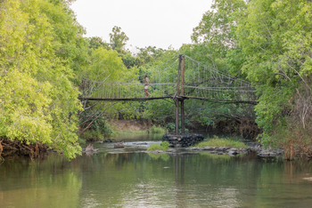 Tintswalo at Siankaba: Brücke zur Insel