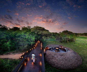 andBeyond Phinda Forest Lodge: Feuerplatz