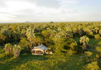 Chem Chem Lodge: Tented Suite Luftbild