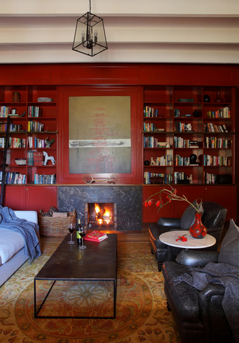 La Clé Village: Manoir - Brennender Kamin