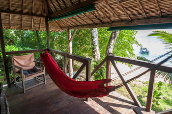 Masoala Forest Lodge: Hängematte in einer Hütte