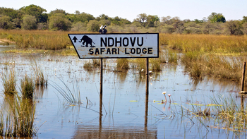 Ndhovu Safari Lodge: Geflutete Umgebung