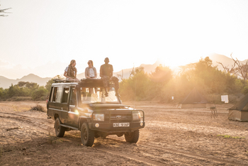 Sarara Fly Camping: Ankunft am Camp