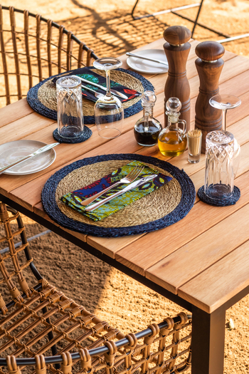 Time + Tide Chongwe Camp: Lunch Set-up