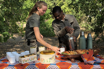 Goliath Tented Camp Goliath Tented Camp: Kaffee und Kekse