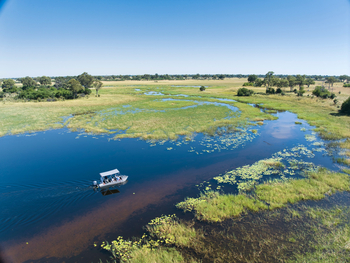 Karangoma Camp: Motorboot