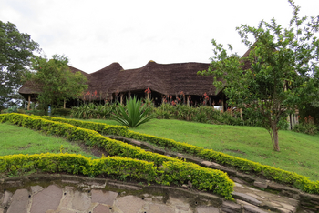 Katara Lodge: Gartenanlage