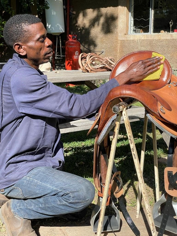 Chundukwa River Lodge: Sattel