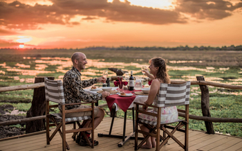 Kafunta River Lodge: Private Dining