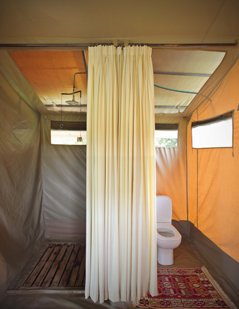 Ol Pejeta Bush Camp: WC und Dusche