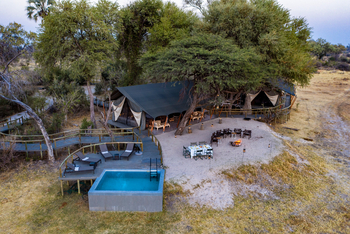 Gomoti Private Camp Gomoti Private Camp: Luftbild