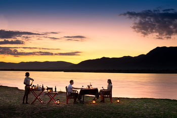 Nyamatusi Camp Nyamatusi Camp: Candle light dinner
