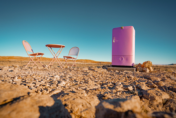 The Desert Grace: Pink Fridge