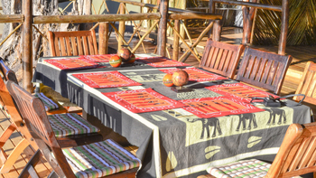 Camp Linyanti Camp Linyanti: Esstisch