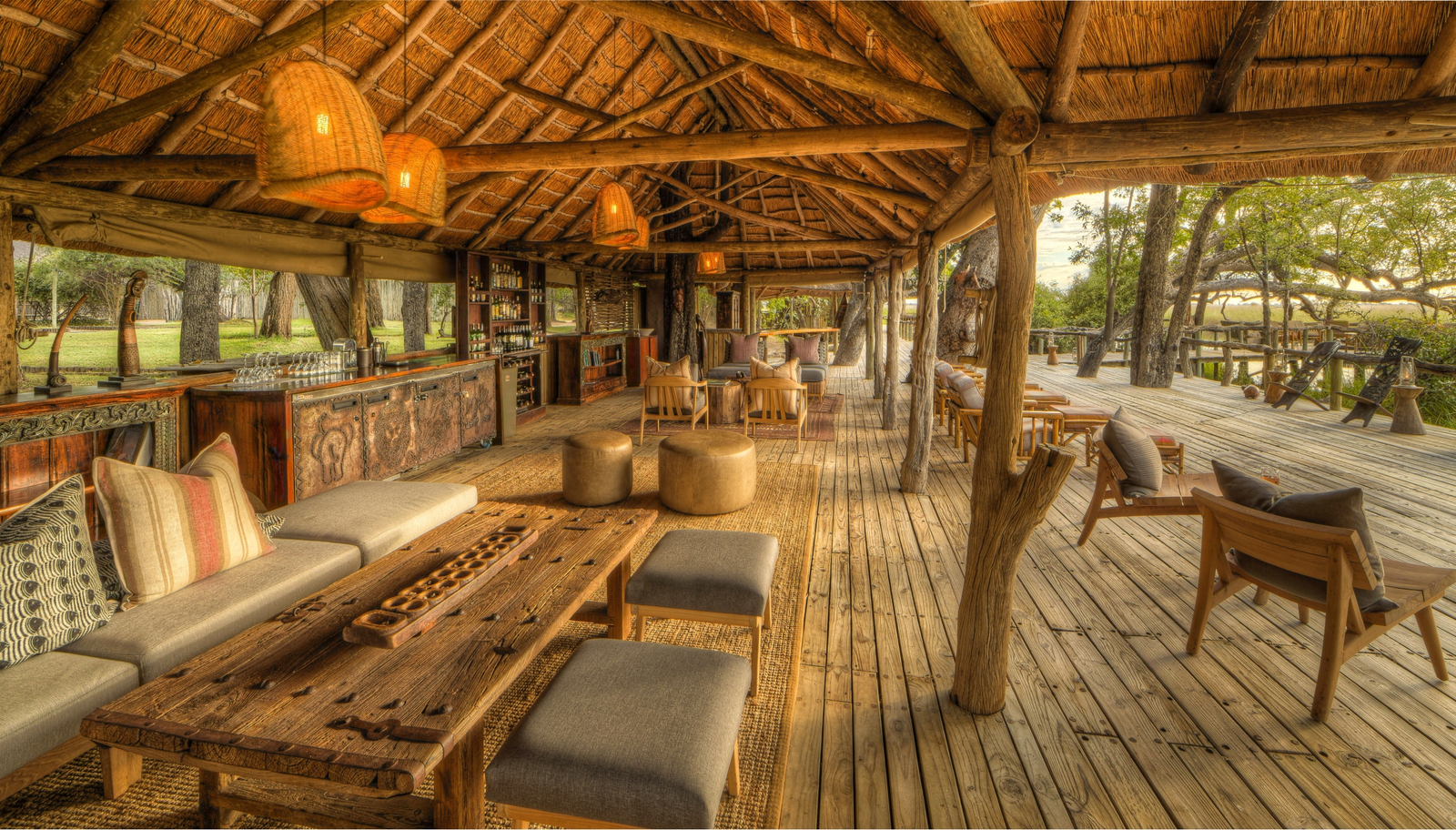 Camp Xakanaxa Camp Xakanaxa: Loungebereich