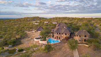 Eagle Tented Lodge: Luftbild