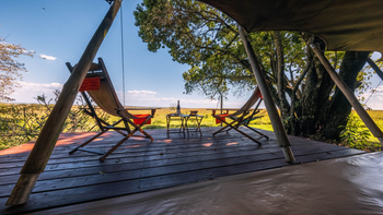 Elewana Elephant Pepper Camp Elewana Elephant Pepper Camp: Pruvate Veranda