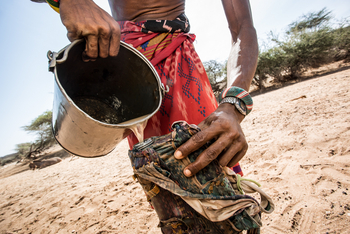 Saruni Rhino Camp: Wasser umfüllen