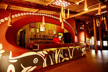 Amboseli Serena Safari Lodge: Rezeption