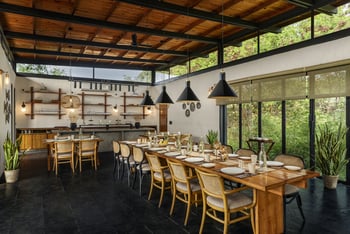 Bori Safari Lodge: Im Speisessal