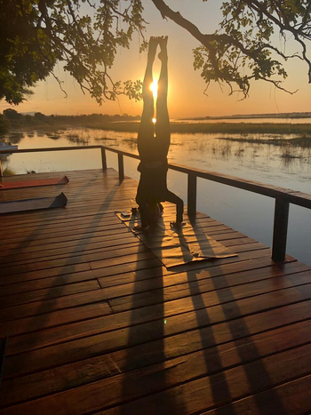 Royal Zambezi Lodge: Kopfstand
