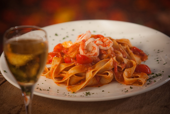 Waterlovers Beach Resort Waterlovers Beach Resort: Pasta mit Garnelen