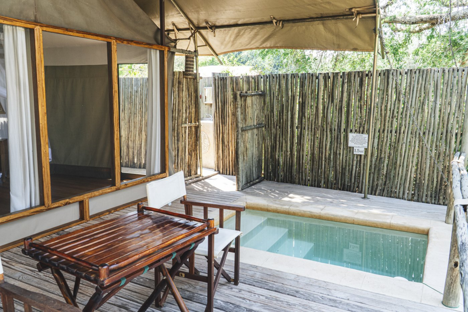 Anabezi Luxury Tented Camp Anabezi Luxury Tented Camp: Private Plunge Pool