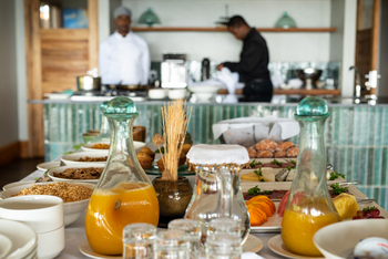 Lemala Mpingo Ridge Lodge: Frühstück