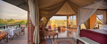 Olare Mara Kempinski: Gästezelt mit Terasse Überblick