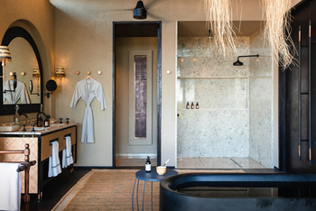 Chichele Presidential Lodge: Badezimmer Interior Vista Suite