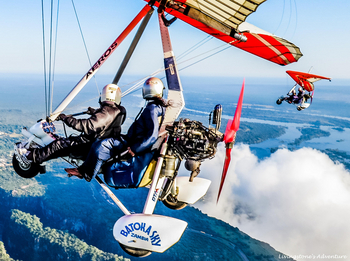 Chundukwa River Lodge: Microlight Flight