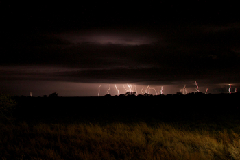 KaingU Safari Lodge: Gewitter