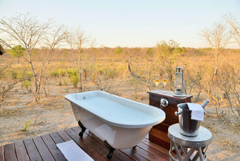 Khulu Bush Camp Khulu Bush Camp: Bad mit Blick
