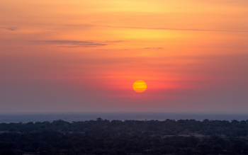 Kirawira Serena Camp: Sonnenuntergang