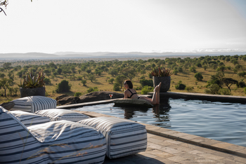 Nimali Mara Camp: Pool mit weitem Blick