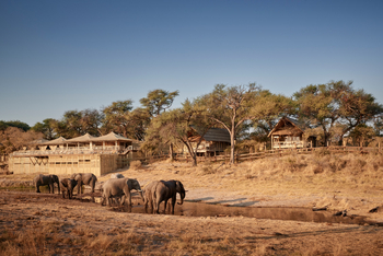 Belmond Savute Elephant Lodge Belmond Savute Elephant Lodge: Trinkende Elefanten