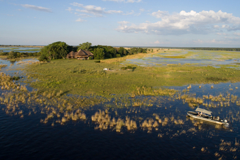 Chobe Savanna Lodge: Luftbild