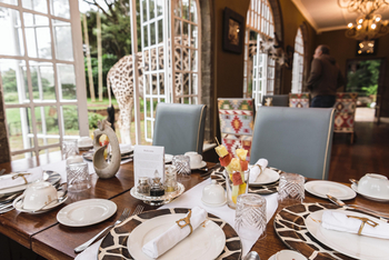 Giraffe Manor: Im Restaurant