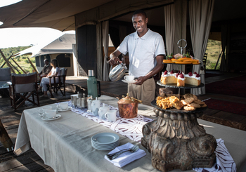 Mara Nyika Camp: Frühstücksbar