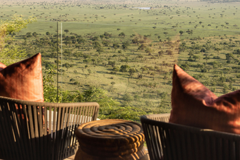 Singita Kilima: Blick von der Sala