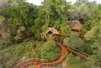 Camp Moremi: Luftbild