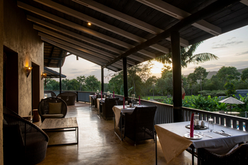 Kitela Lodge: Essbereich