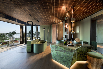 Lolebezi Safari Lodge: Doppelwaschtisch