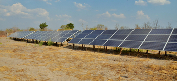 Nogatsaa Pans Chobe Lodge: Photovoltaik