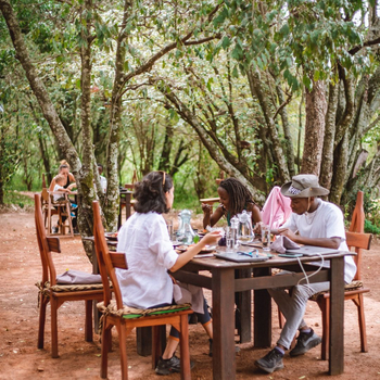 Soroi Mara Bush Camp: Lunch im Freien