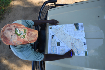 Chilo Ivory Trail Adventure: Gonarezhou-Landkarte