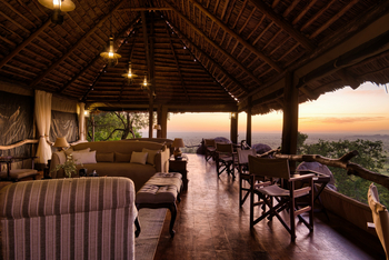 Elewana Serengeti Pioneer Camp: Lounge mit Blick