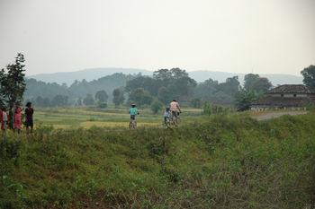 Shergarh Tented Camp: Radtour
